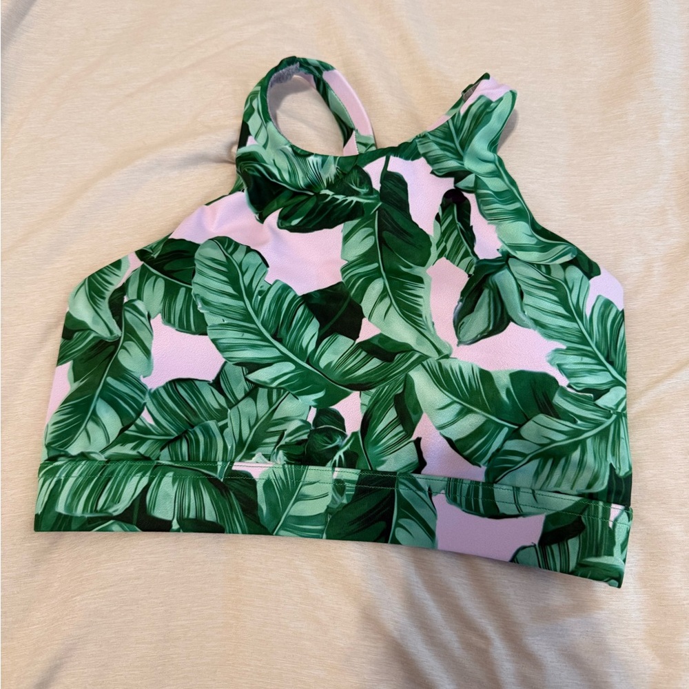 Vull Sport tropical high neck sports bra